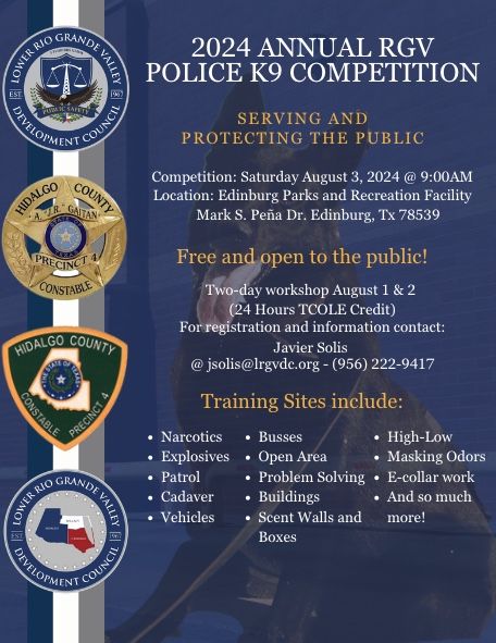 2024 RGV Police K9 workshop and competition