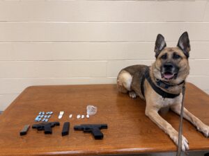 NNDDA certified narcotics K9 Axel